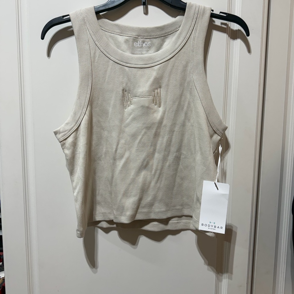 NWT BODYBAR Pilates Sleeveless Cropped Tank